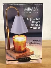 Mikasa Candle Warmer Lamp Adjustable Height Dimmable No Flame - New