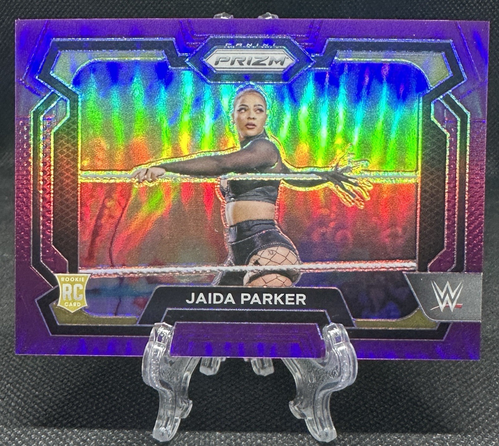 2024 Panini Prizm WWE Purple Prizm /149 Jaida Parker #2 NXT