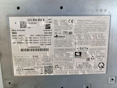 575035862K Navigatore Gps per SEAT ARONA (KJ) STYLE XM 2023 918836 - Foto 3 di 10