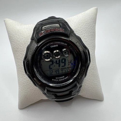 Vtg Casio G Shock Watch Men Digital Tough Solar 46mm 2688 GW-530A