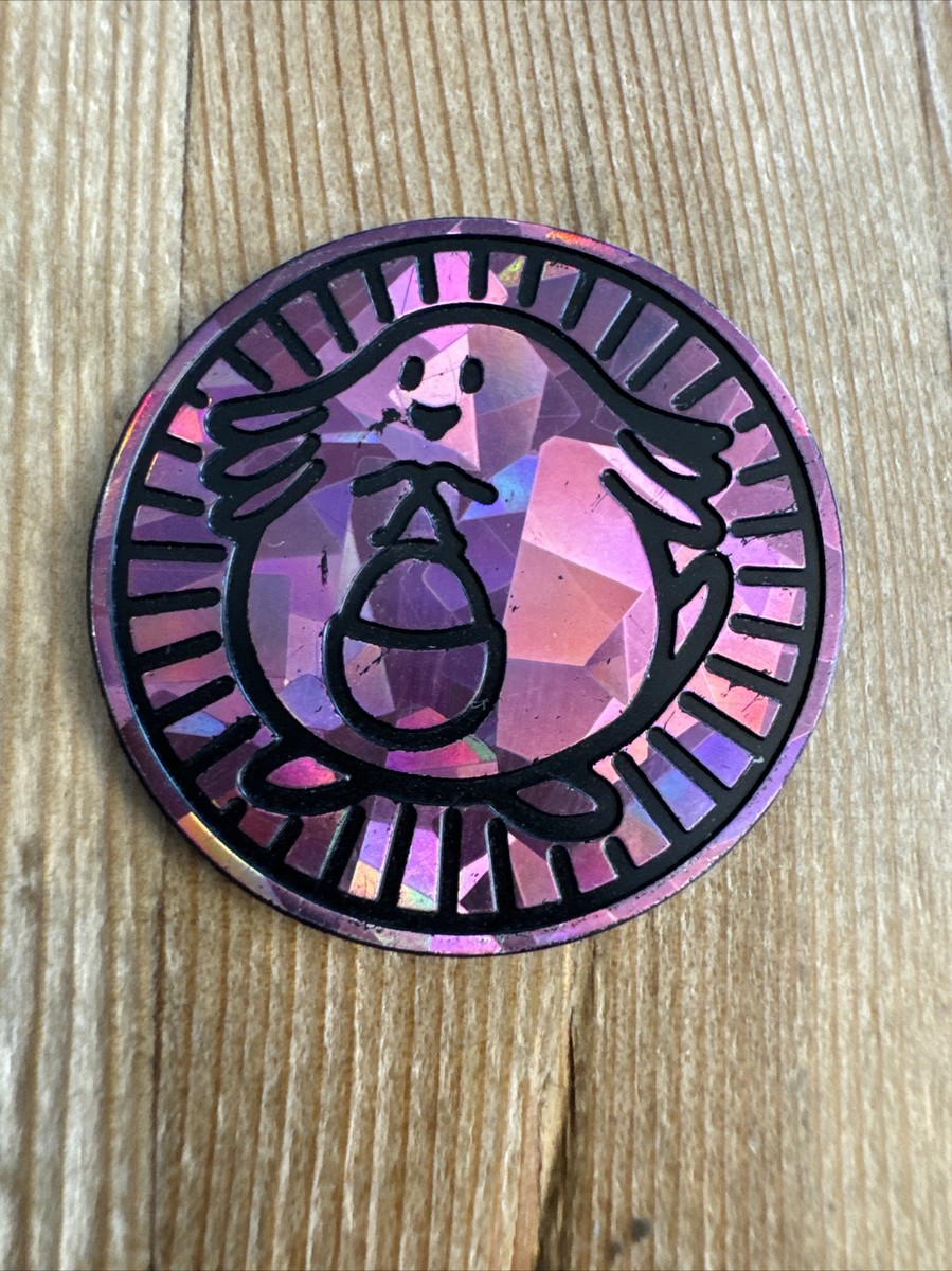 CHANSEY Pokemon Pink Cracked Ice Holofoil Pog Coin Token LP | eBay