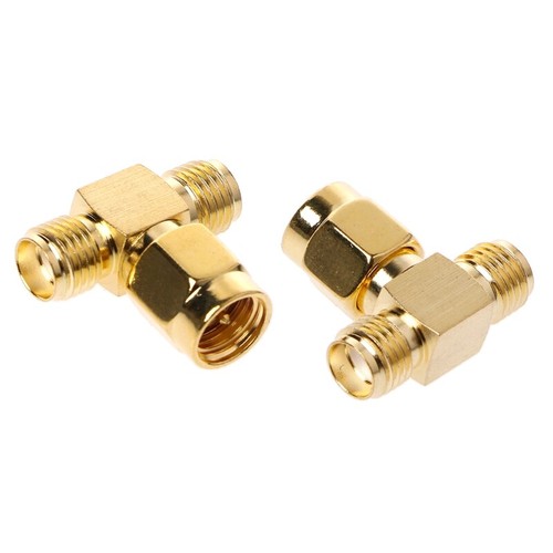 10PCS 3 Way Splitter SMA Male to Two SMA Female Triple for T RF Adapter Connect - Zdjęcie 7 z 8