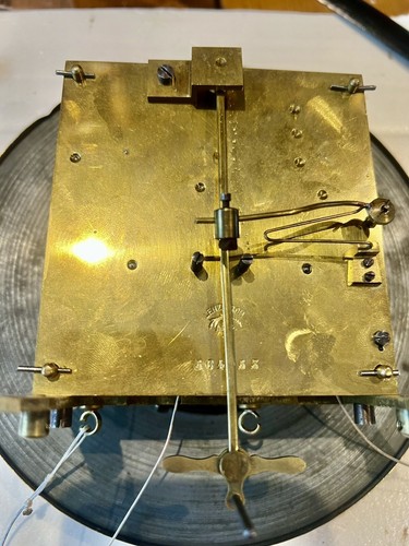 1881 Antique Biedermeier Lenzkirch Vienna Clock IWalnut Case Excellent Condition - Imagen 22 de 24