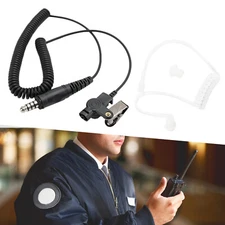 7.1-A3 In-ear Air Duct Headset Single listening Transparent Air Tube Earphone