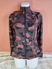 Lululemon Luon Define Jacket Heritage 365 Camo Smoky Red Night Sea Multi Size 4
