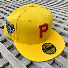 Pittsburgh Pirates Playstation New Era 59FIFTY Yellow MyFitteds Cap Hat 7 1/2