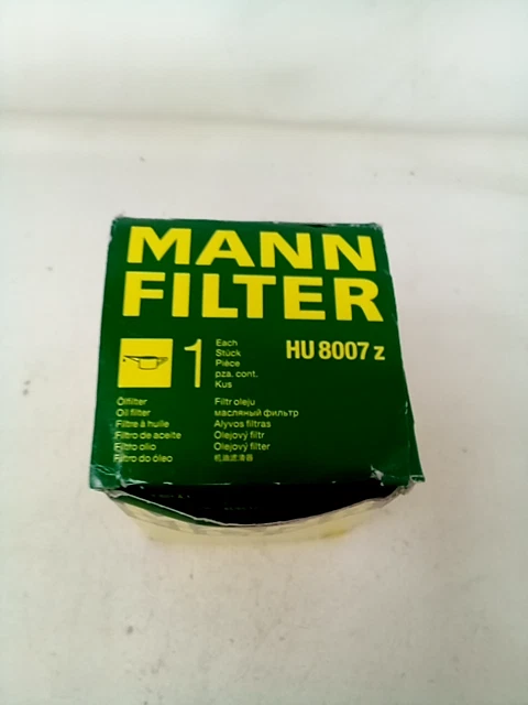 Filtro de aceite Hu8007Z de Mann-Filter Foto 3 de 4