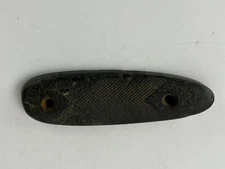 Vintage Resin Ribbed Rifle Butt Plate Gun Salvage Part
