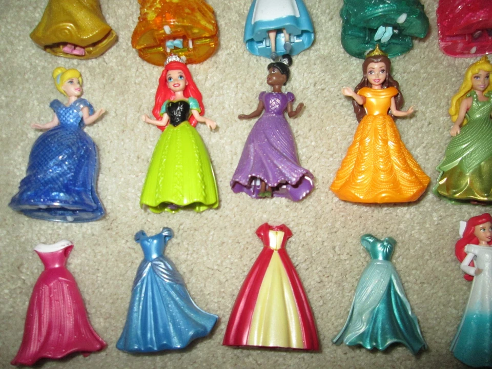 Lote de piezas de clips mágicos y planeador brillante de princesa Disney. Por favor, lea descripción. Foto 2 de 4