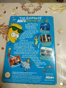 THE SIMPSONS BURT VS.THE SPACE MUTANTS NES NINTENDO