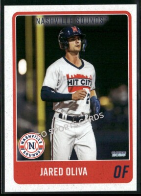 Maillot De Baseball Nashville Sounds Pour Ado - Taille XL - Coupe Guitare, Gris Et Rouge - Par OT Sports