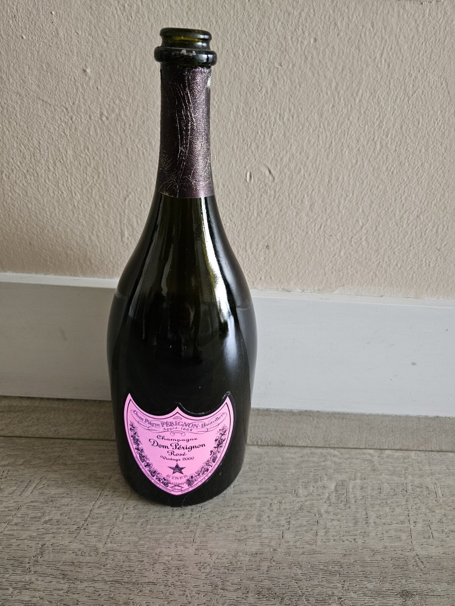 Empty Luminous dom perignon Magnum 1.5 Lt 2000 Vintage Old Bottle