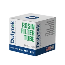 Dulytek Premium Nylon Rosin Filter Tube / Bag, 2" x 200", 25/100/160 Micron Mesh