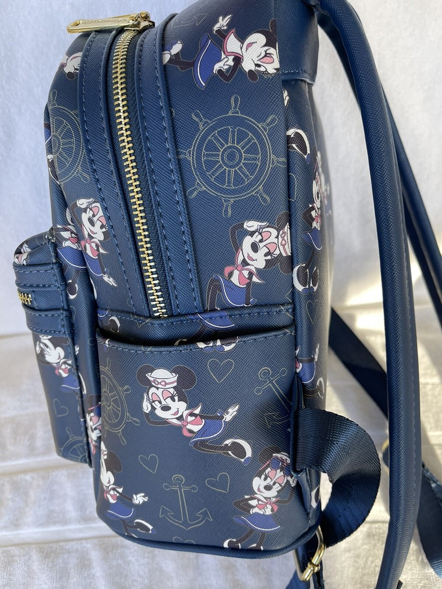 Disney Cruise Line Loungefly Sailer Minnie Mouse Mini Disney Cruise Line Loungefly Sailer Minnie Mouse Mini