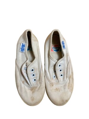 Vintage 80's 90's Pepsi Cola Shoes Child Size 11 Advertising