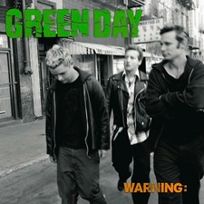 GREEN DAY Warning BANNER HUGE 4X4 Ft Fabric Poster Tapestry Flag album cover art