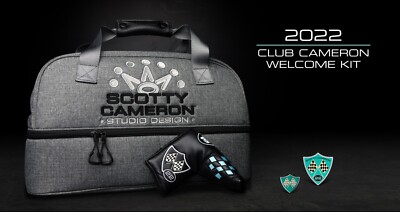 BRAND NEW SCOTTY CAMERON 2022 CLUB CAMERON WELCOME KIT. COMPLETE