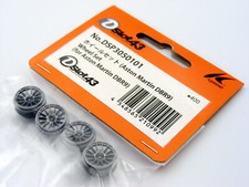 Kyosho DSlot43 DSP3050101 Aston Martin DBR9 Complete Front  Rear Slot Wheel Set