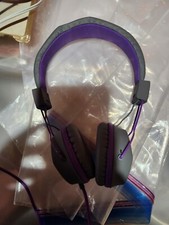 JLab - JBuddies Studio On-Ear Kids Wired Headphones - Gray/Purple