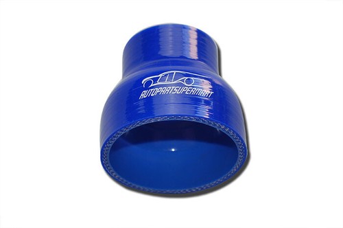 Silicone Straight Reducer Coupler Hose 89mm - 102mm / 3.5" - 4" (4-ply) Blue - Picture 4 of 7