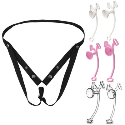 Sissy Slave Inverted Male Chastity Cage Belt Negative Chastity Belt Ring Lock US