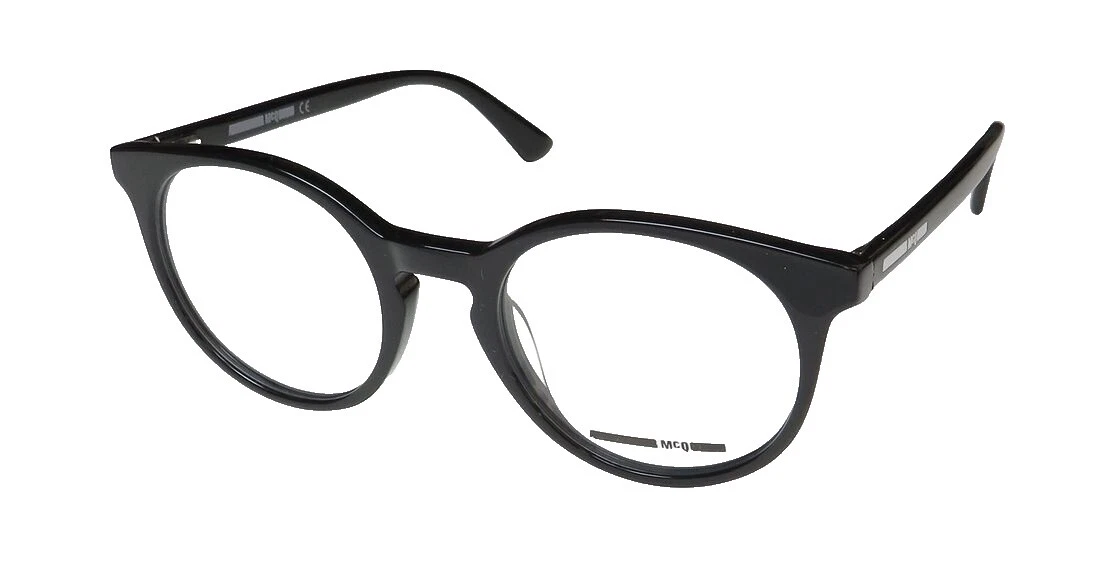 Alexander McQueen Round Eyeglass Frames