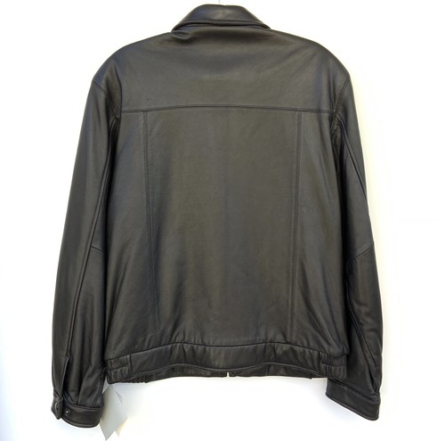 Giacca vintage New Adler autentica da uomo taglia S vera pelle di agnello neozelandese - Foto 15 di 23