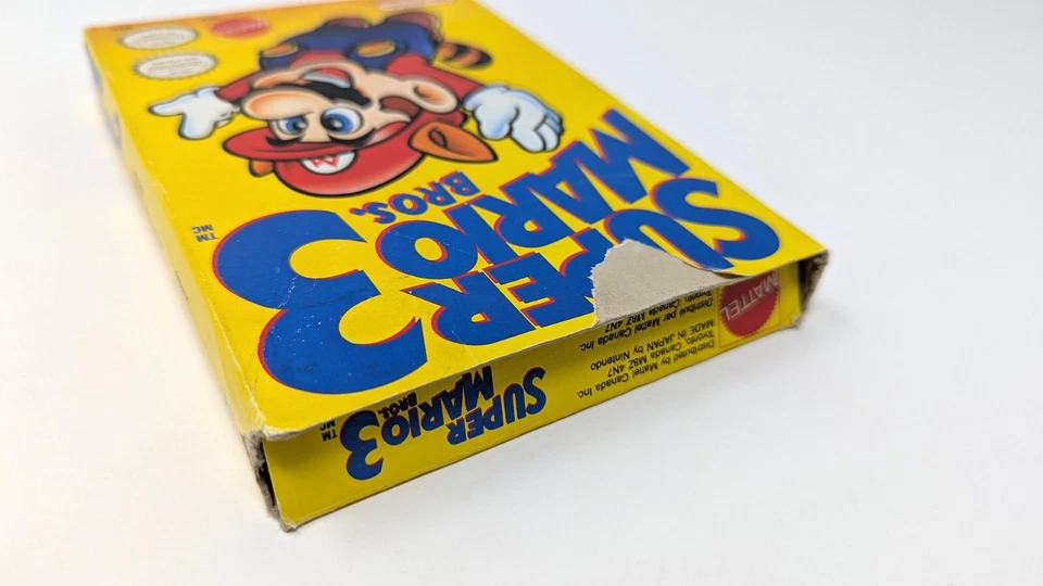 Super Mario Bros. 3 (NES) Box + Cartridge - Image 3 of 4