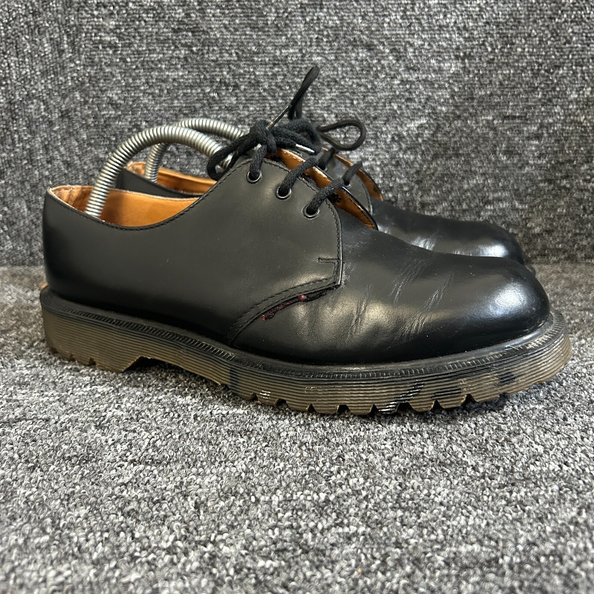 Dr Martens 1461 R Griggs Shoes Made in England Black UK7 Royal Mail Vintage  1998