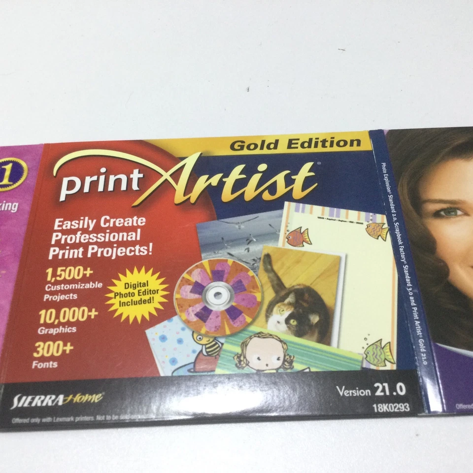 Photo Explosion Deluxe 2.0 Scrapbook Factory 3.0 Print Artist Version 21 New - Image 4 of 4