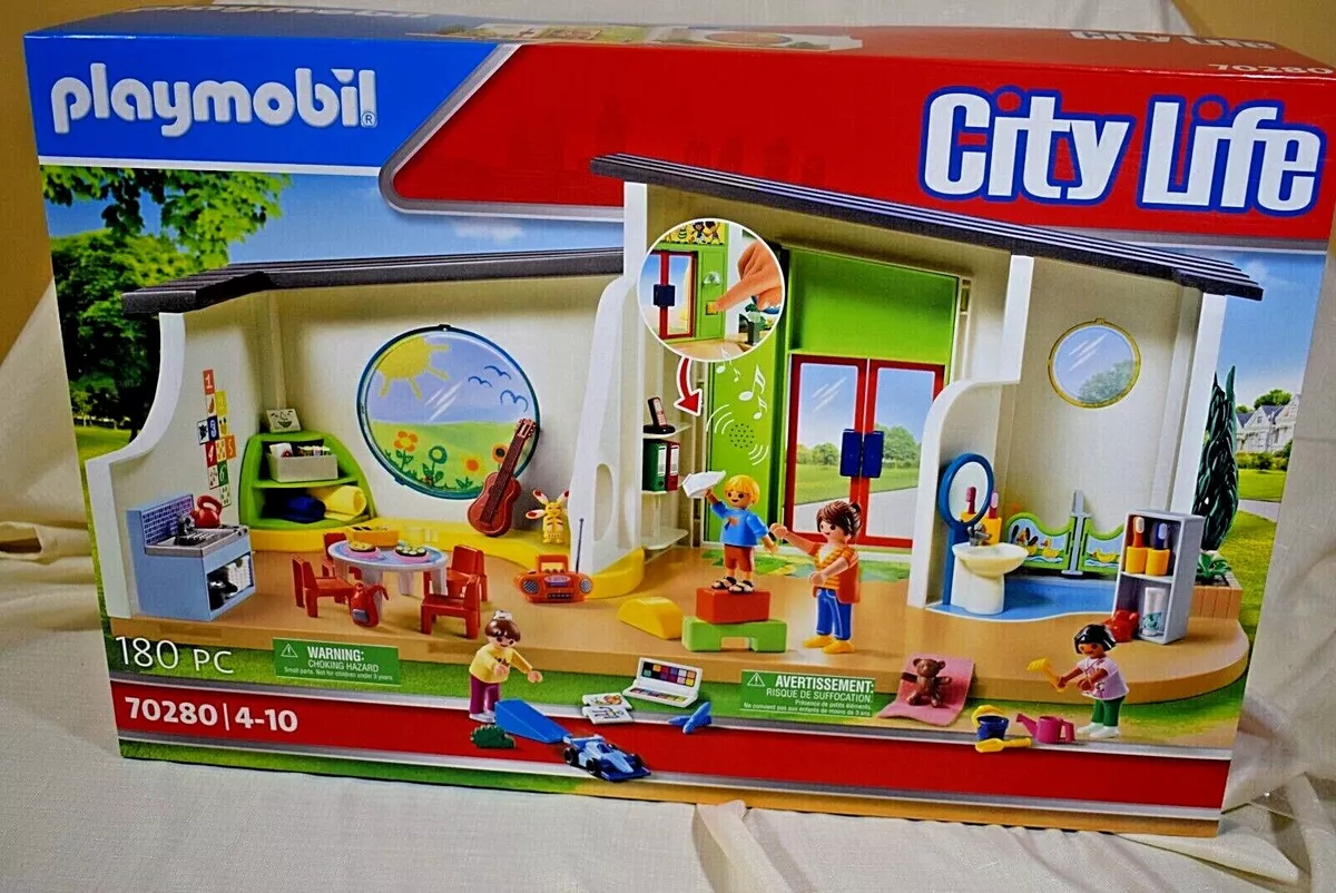 38.6% OFF on PLAYMOBIL PLAYMOBIL CITYLIFE SET 2 DAYCARE 70280 & 70281