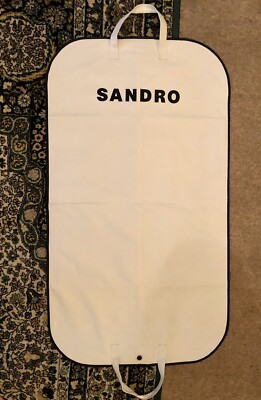 Sandro Paris Kleidersack Reißverschluss Größe 59x106cm Farbe hellbeige hellbraun gebraucht