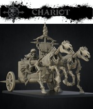 Skeleton Chariot  3DIPStudios  Four Horsemen Undead  Miniature  28mm
