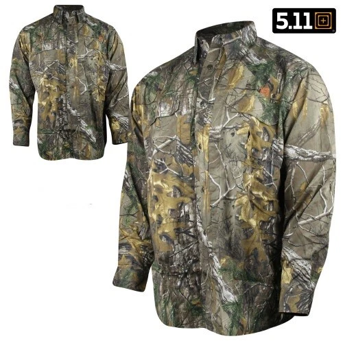 5.11 Tactical Taclite Pro L/S Shirt - Realtree Xtra Camo - Size M 