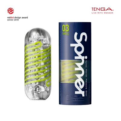 TENGA SPINNER Reusable Spiral-Motion Male Masturbator/Stroker NIB NWT