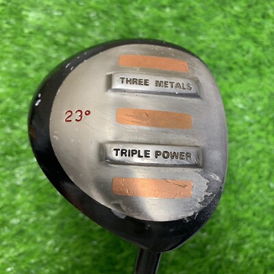Three Metals Triple Power Fairway Wood 23° Unmarked Flex Boron Graphite RH  2542
