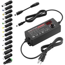 Multi-Tip 72W AC/DC Converter: Adjustable 3V-...