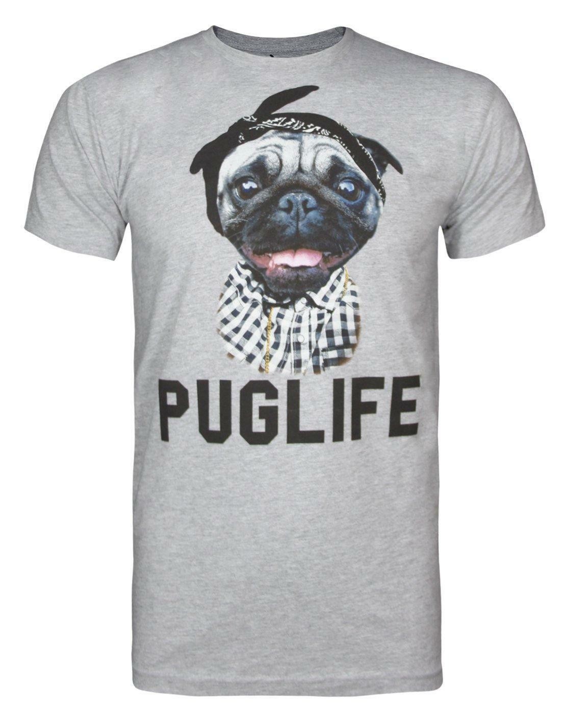 Grau Puglife       Kurzärmeliges Männer