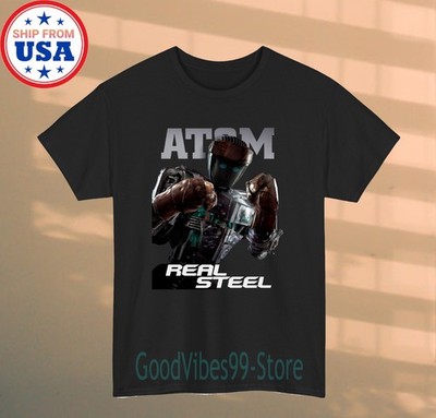 Atom Robot Real Steel Men's Black Size S-5XL