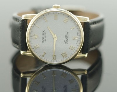 Rolex Cellini Classic Handaufzug Ref. 5116 in 750er 18 Kt Gelbgold Jubilee Dial