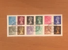 Stamps Great Britain  First Day Cover of 15.2.71  QE Machins (12 stamps)