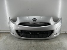 NISSAN Micra IV Hatchback 2010 - 2015 Front Bumper Silver