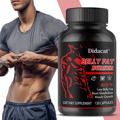 DIDACAT Belly Fat Burner Enhance Muscle Growth Boosts Metabolism Lose Weight 30-120 Ct