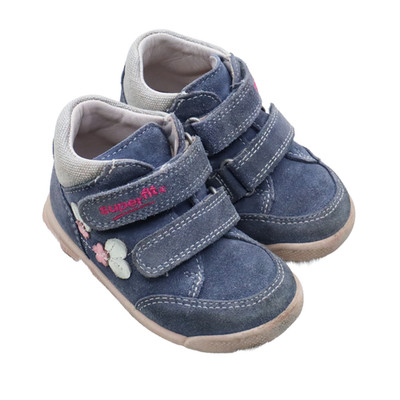 SUPERFIT Baby Schuhe WMS: 2 II schmal Gr. 21 Mädchen Leder Sneaker Halbschuhe
