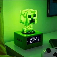 Paladone Mojang Minecraft Creeper Icon Alarm Clock - Brand New