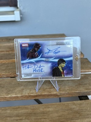 2025 Topps Chrome Marvel Studios Dual Auto 08/10 Daredevil / Muse