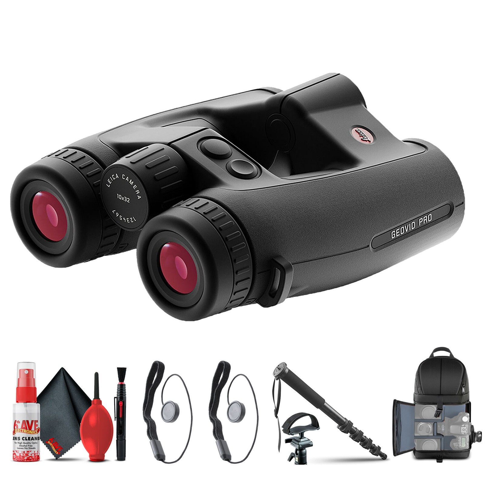 Бинокль-дальномер Leica 10x32 Geovid Pro (40810) + Адаптер для штатива +