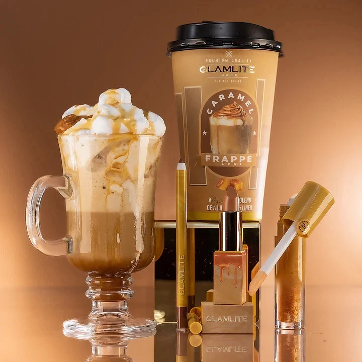 Glamlite Caramel Frappe Lip Kit
