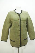 Giesswein Tirol dicke warme Walkjacke Top Zustand grün Trachtenjacke Gr.36