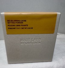 Haus Labs Bio Blurring Loose Setting Powder -7gm- Golden- New in Box